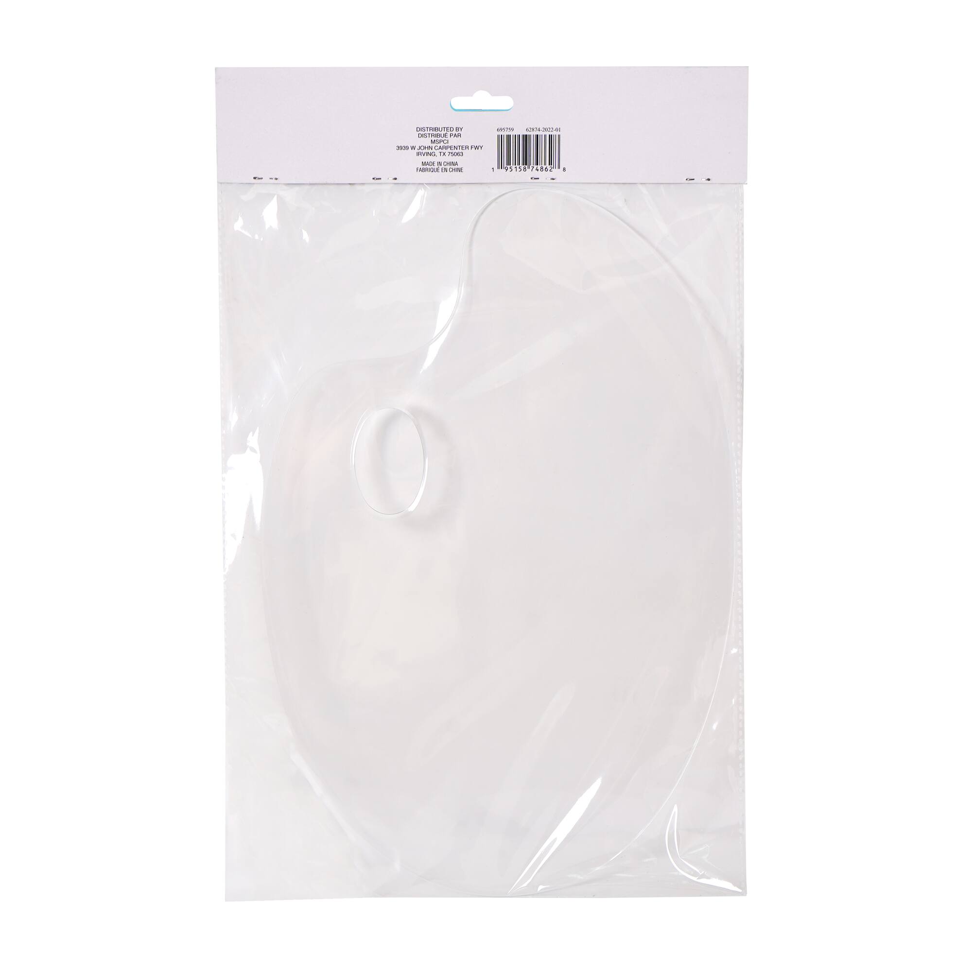 12 Pack: Transparent Oval Palette by Artist's Loft™